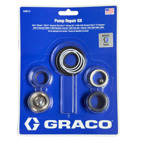 Graco 248213 Pump Repair Kit | Ultra Max II & GMax 5900 ...