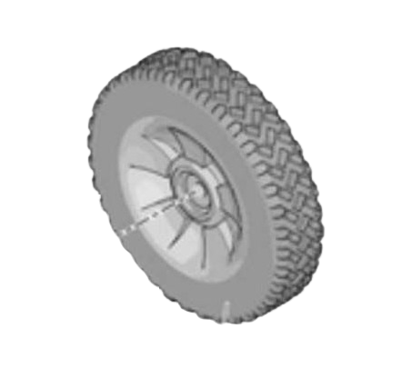 Graco 115095 9-Inch Replacement Wheel