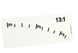 Graco 16M564 Label, Ratio, 13:1, Frp
