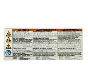 Graco 16T784 Warning Label