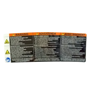 Graco 15B516 Fire Explosion Warning Label