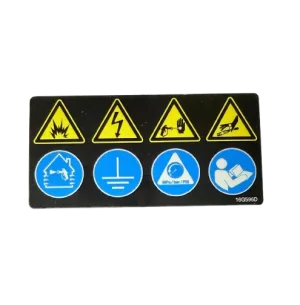 Graco 16G596 ISO Symbols Warning Label