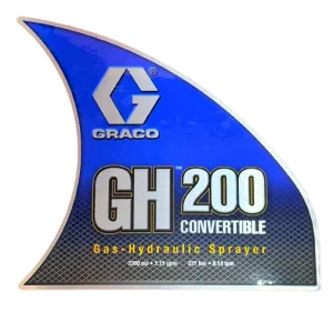 Graco 17D032 GH200 Standard Side Label