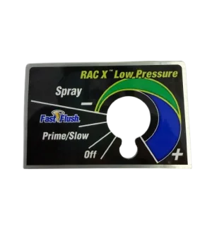Graco 17P731 Pressure Adjustment Label
