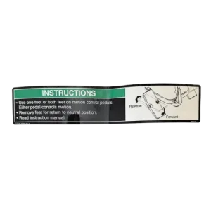 Graco 198921 Label,  Instruction