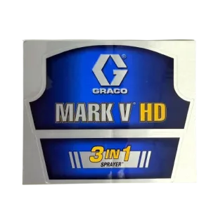 Graco 17E747 Brand Label for Texspray Mark V