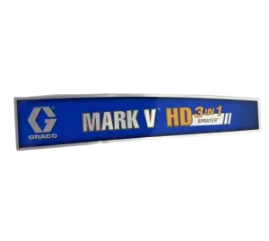 Graco 17E748 Brand Label for Texspray Markv Side