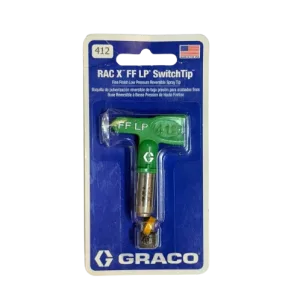 Graco FFLP412  Fine Finish Low Pressure RAC X FF LP SwitchTip, 412