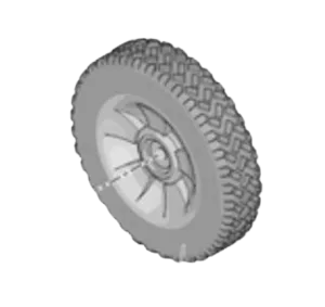 Graco 115095 9-Inch Replacement Wheel
