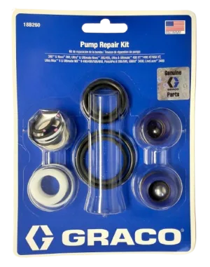 Graco 18B260 Pump Packing Kit for Graco 290 to 595 Sprayers