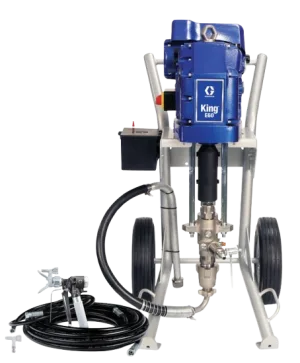 Graco 273752 King E60 Heavy Duty Cart Integrated Filter Gun Hose Whip Tip