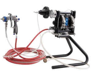 Graco 289354 Finex Air Spray Package with HVLP Finex Gun, 0.055 in (1.4 mm) needle/ nozzle size