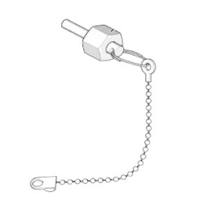 Graco 2005276 Fluid Filter Manifold Outlet Packless Plug 3/8 XT 