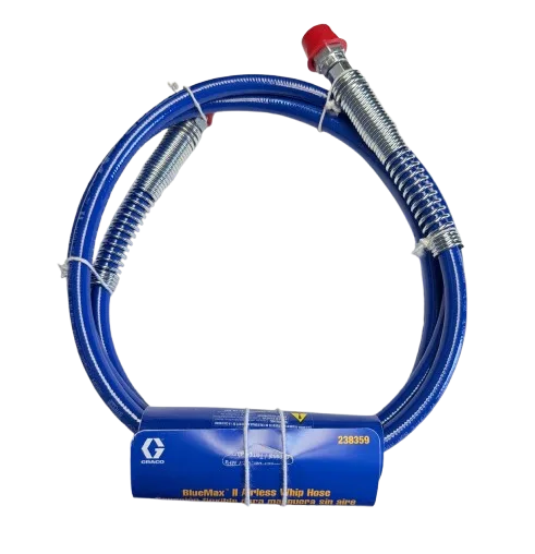 Graco 238359 BlueMax II Airless Whip Hose, 3/16 in x 6 ft (1.8 m) – Part #238359
