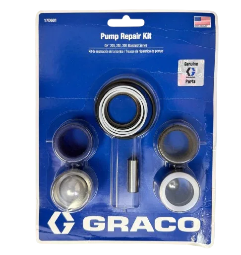 Graco 17D601 Standard Pump Packing Repair Kit – Part #17D601