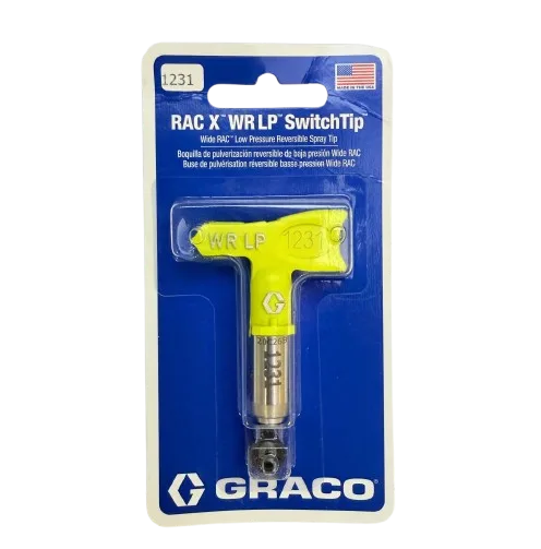 Graco WRLP1231 Wide Rac Low Pressure Spray Tip – Part #WRLP1231