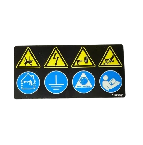 Graco 16G596 ISO Symbols Warning Label – Part #16G596