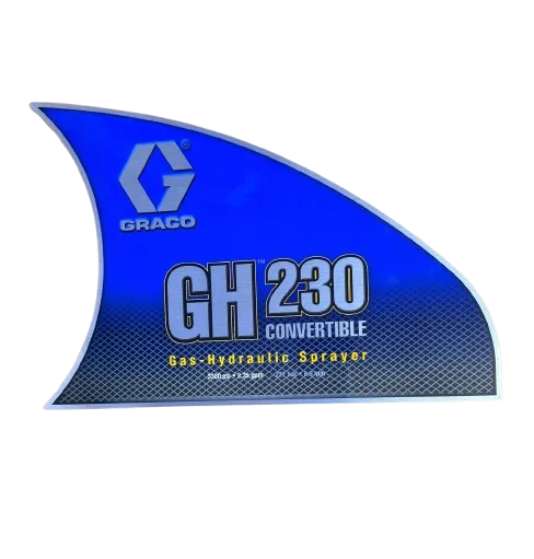 Graco 17D034 Side Label GH 230 Standard – Part #17D034