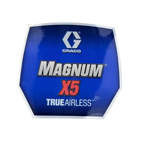 Graco 17J963 Front Label for Magnum X5 – Part #17J963