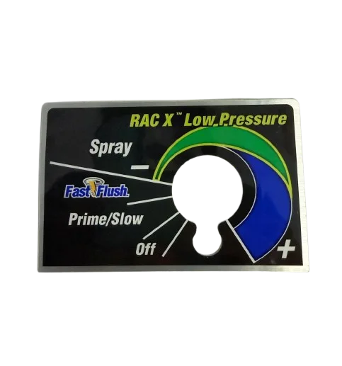 Graco 17P731 Pressure Adjustment Label – Part #17P731