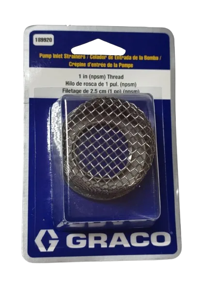 Graco 189920 Inlet Strainer/Filter (Threaded) – Part #189920