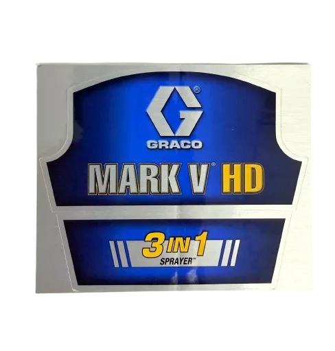 Graco 17E747 Brand Label for Texspray Mark V – Part #17E747