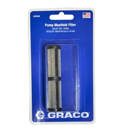 Graco 246384 Tall Manifold 60 Mesh Filter (Black) – Part #246384