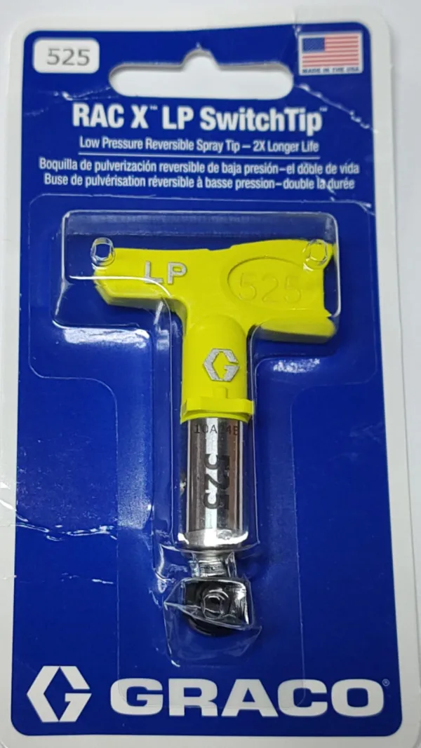 Graco LP525 Low Pressure RAC X LP SwitchTip, 525 – Part #LP525