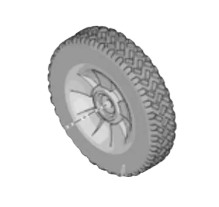 Graco 115095 9-Inch Replacement Wheel – Part #115095