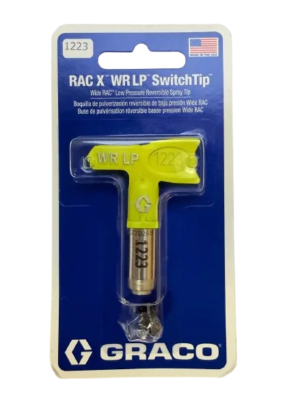 Graco WRLP1223 Low Pressure Wide RAC X Spray Tip – Part #WRLP1223