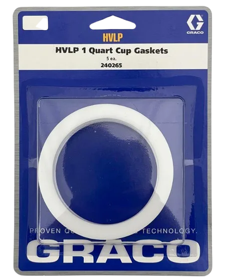 Graco 240265 HVLP 1 Quart Cup Gaskets – Part #240265