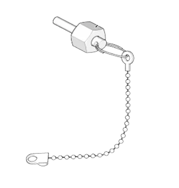 Graco 2005276 Fluid Filter Manifold Outlet Packless Plug 3/8 XT  – Part #2005276