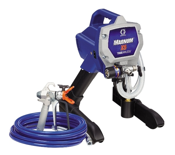 Professional product photo showing sprayer + common parts