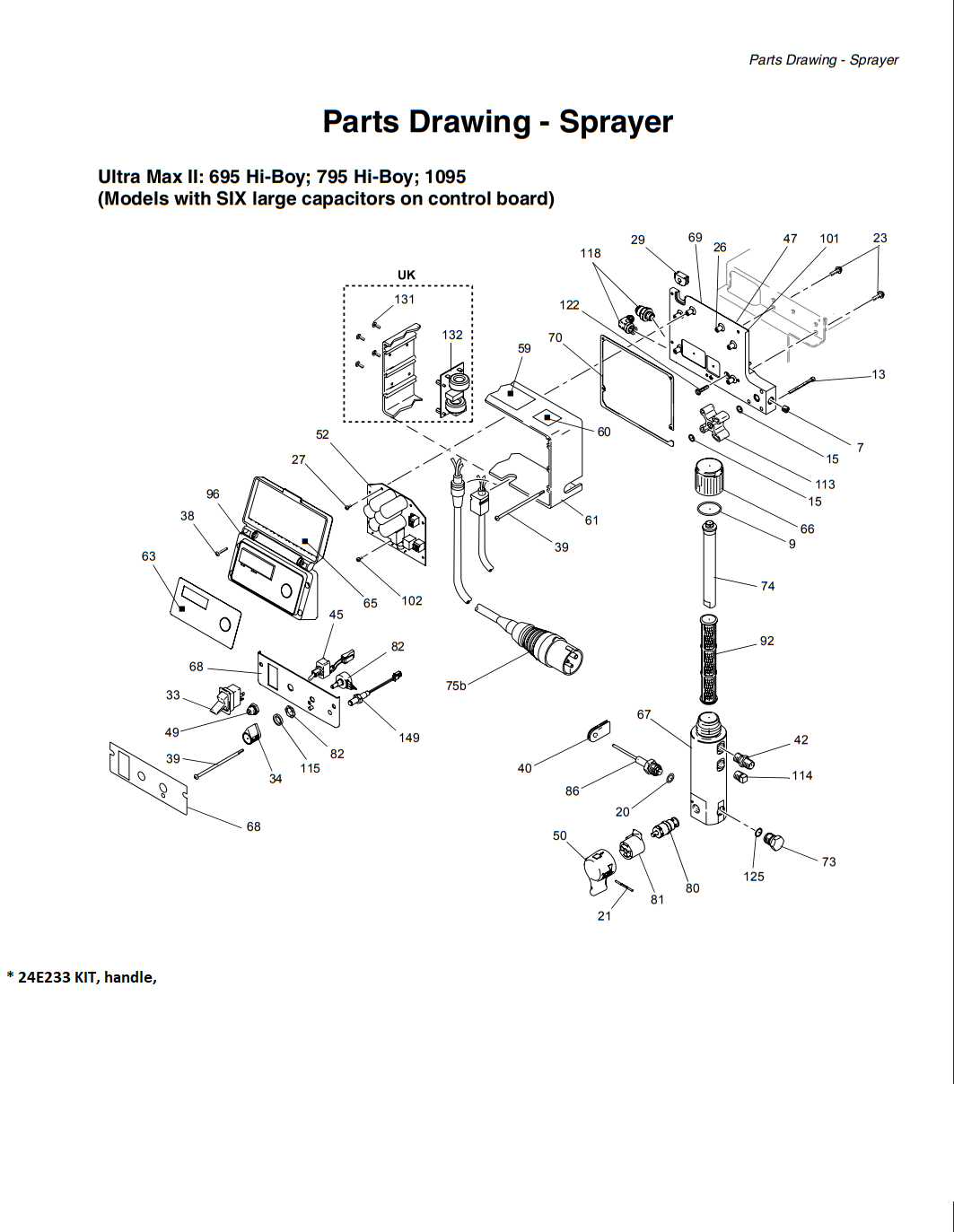 Graco Ultra Max II:695 Hi-Boy Sprayer