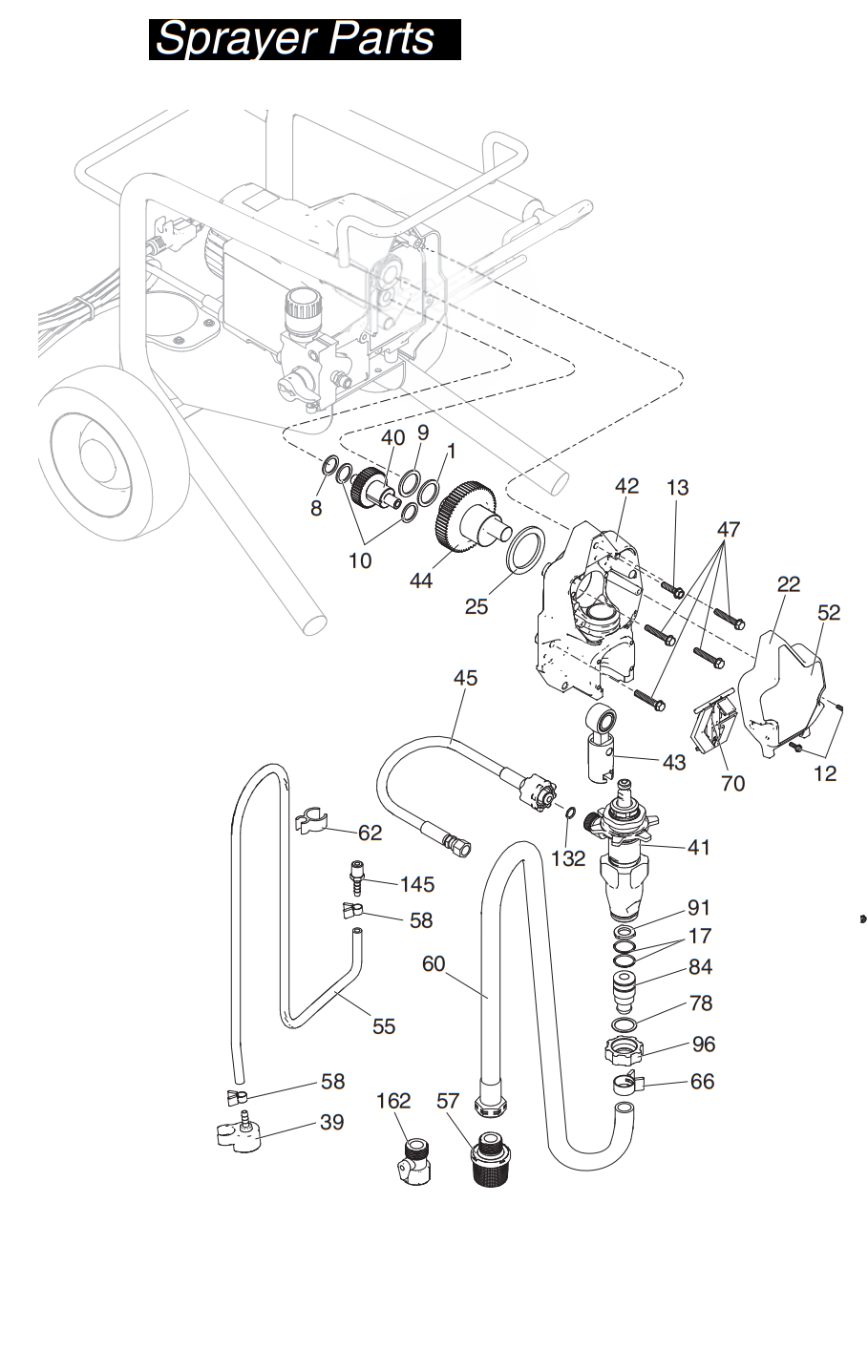 Graco RentalPro 210PC Electric Airless Sprayers Parts (2)
