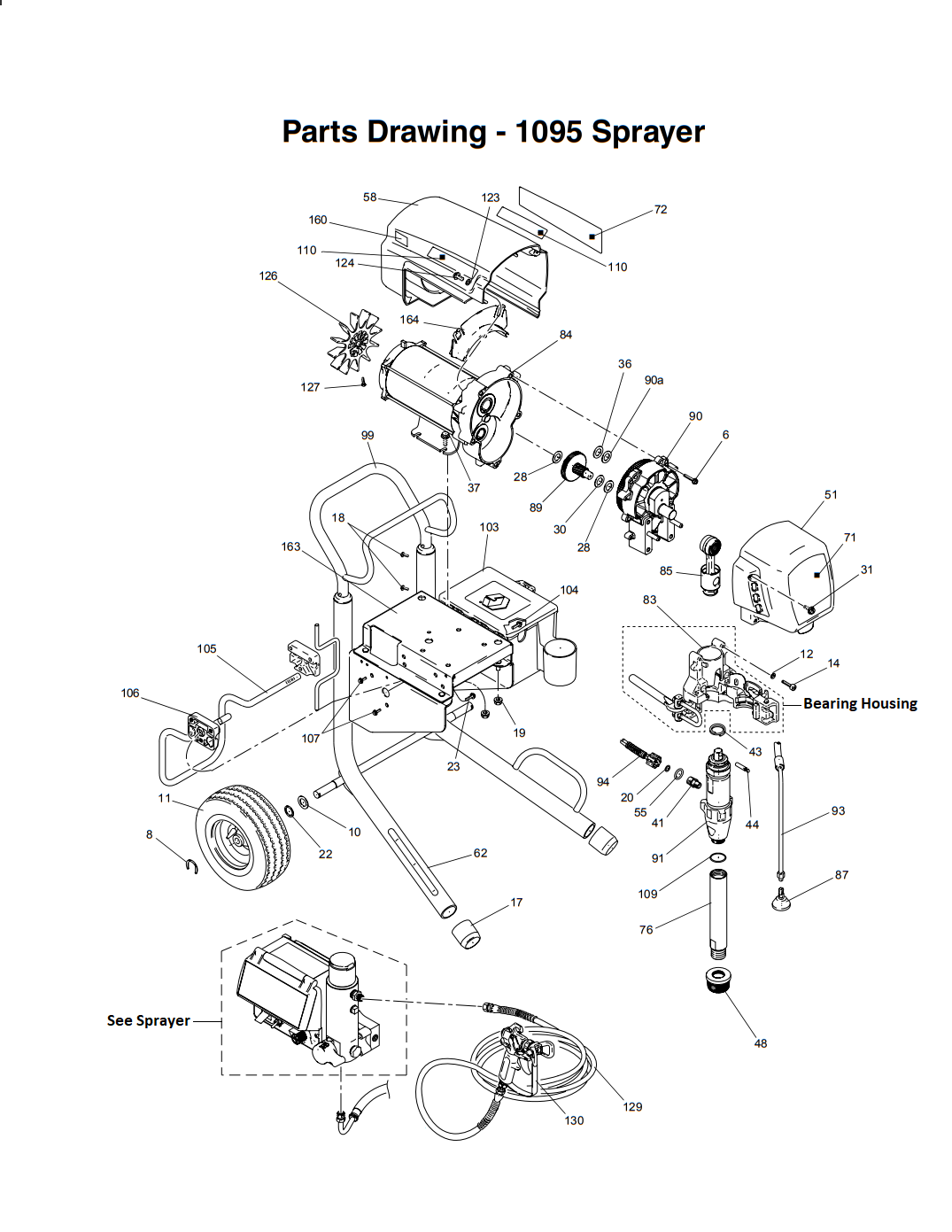 Graco Ultra Max II 1095 Sprayer Part List