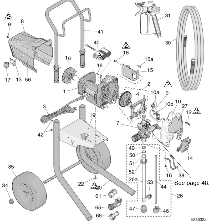 Graco ProX21 Cart Sprayer Parts List