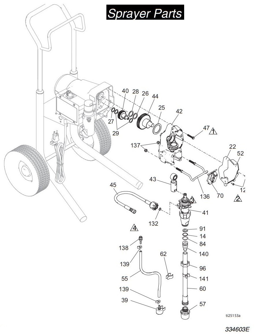 Graco RentalPro 230PC Electric Airless Sprayer Parts (Part 2)
