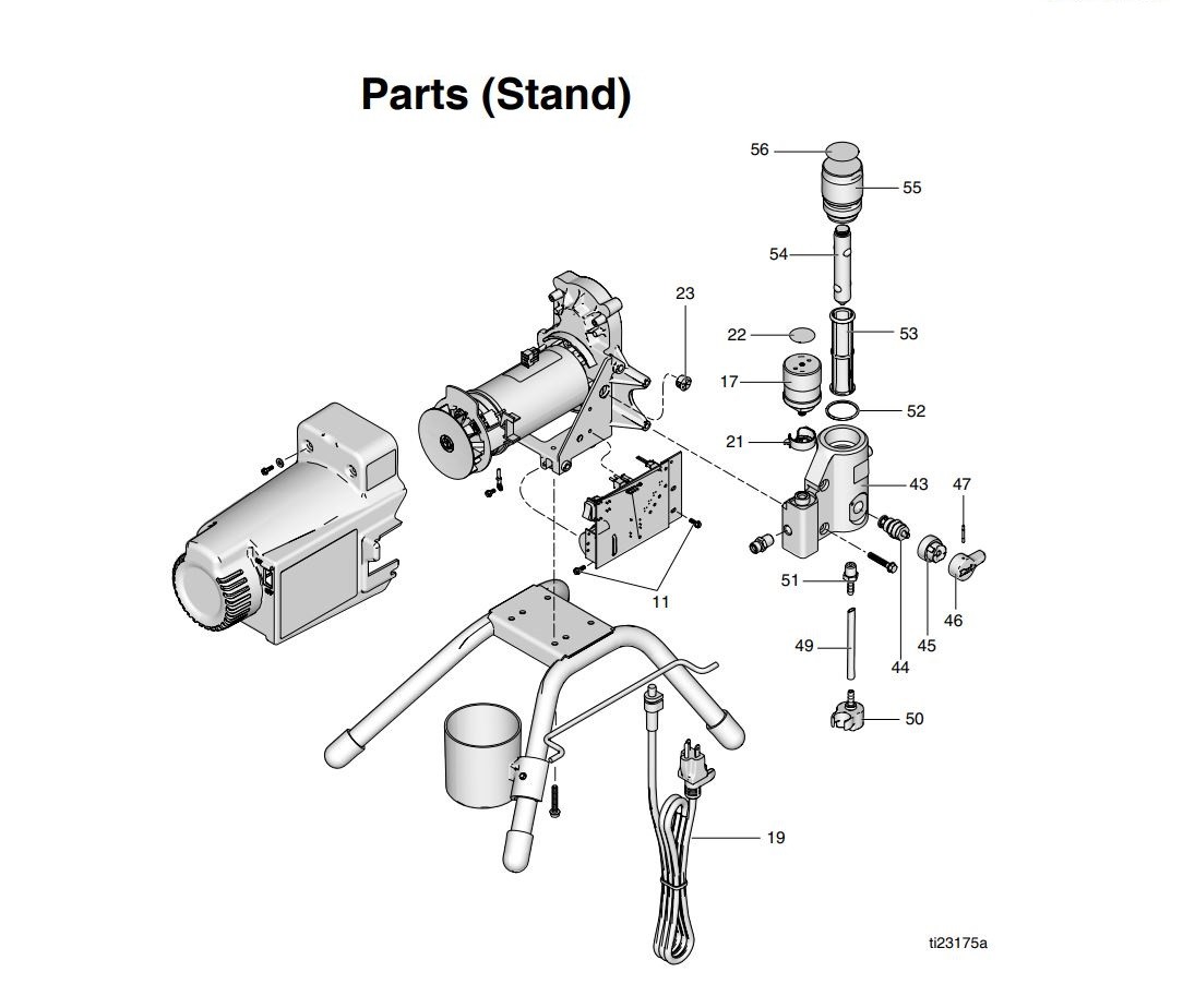Graco 190LTS Stand Parts (Model 257418) Part 2