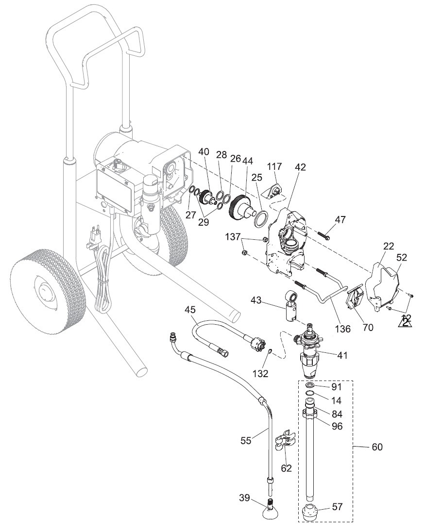 Graco 395 PC Hi-Boy Sprayer Parts List (PART 2)