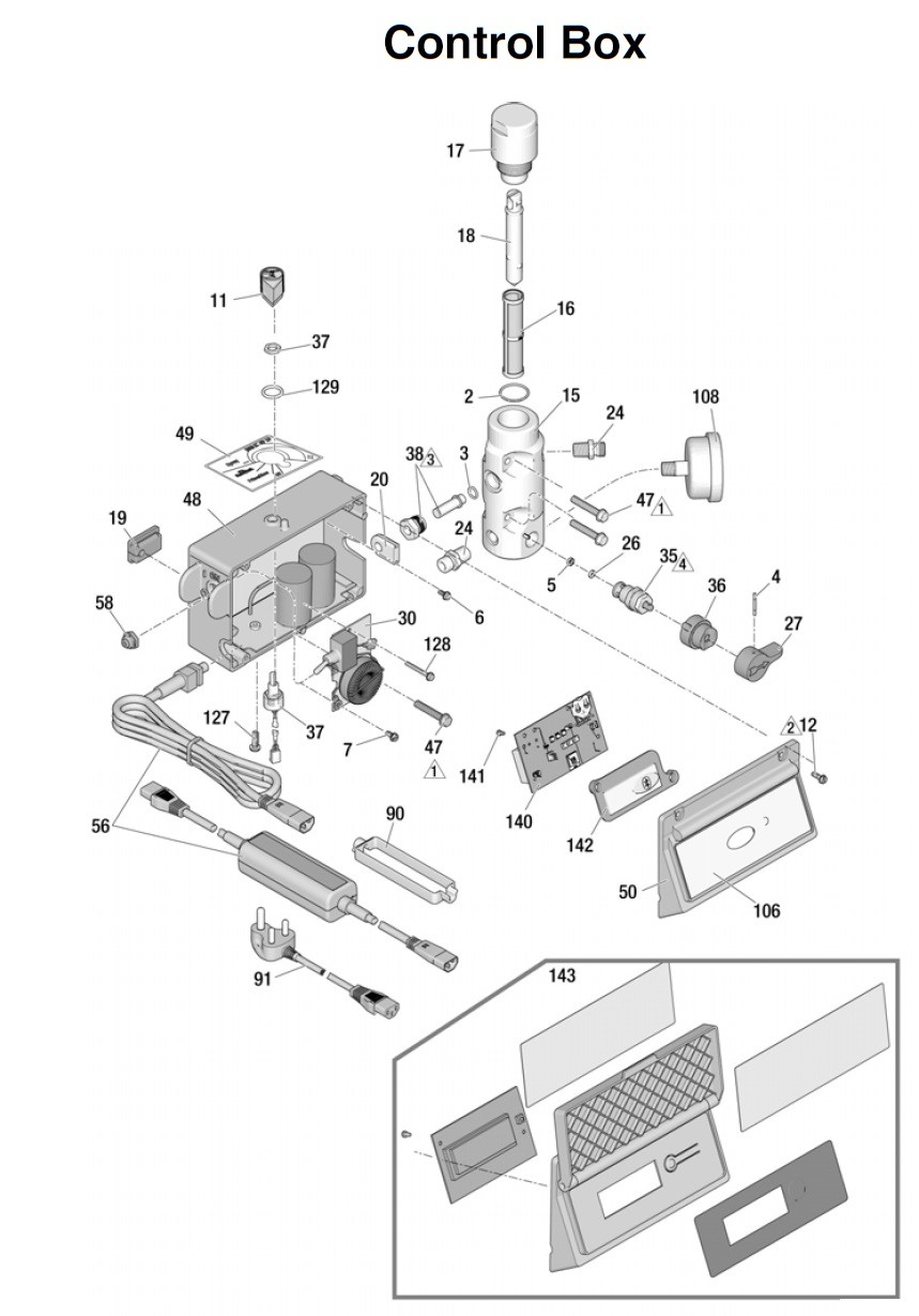 Graco 490 PC Control Box Parts