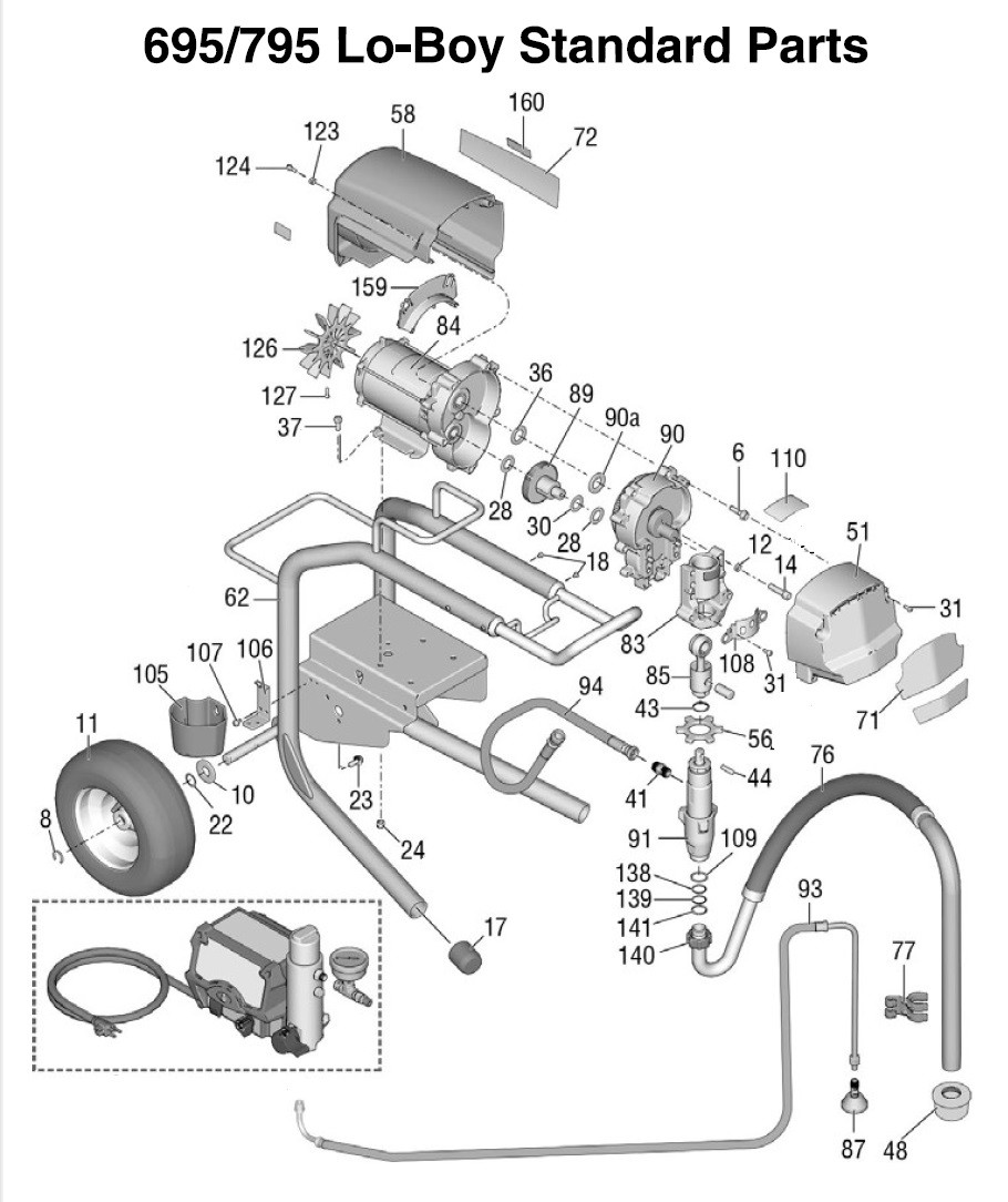 Graco 795 Standard Lo-Boy Parts List