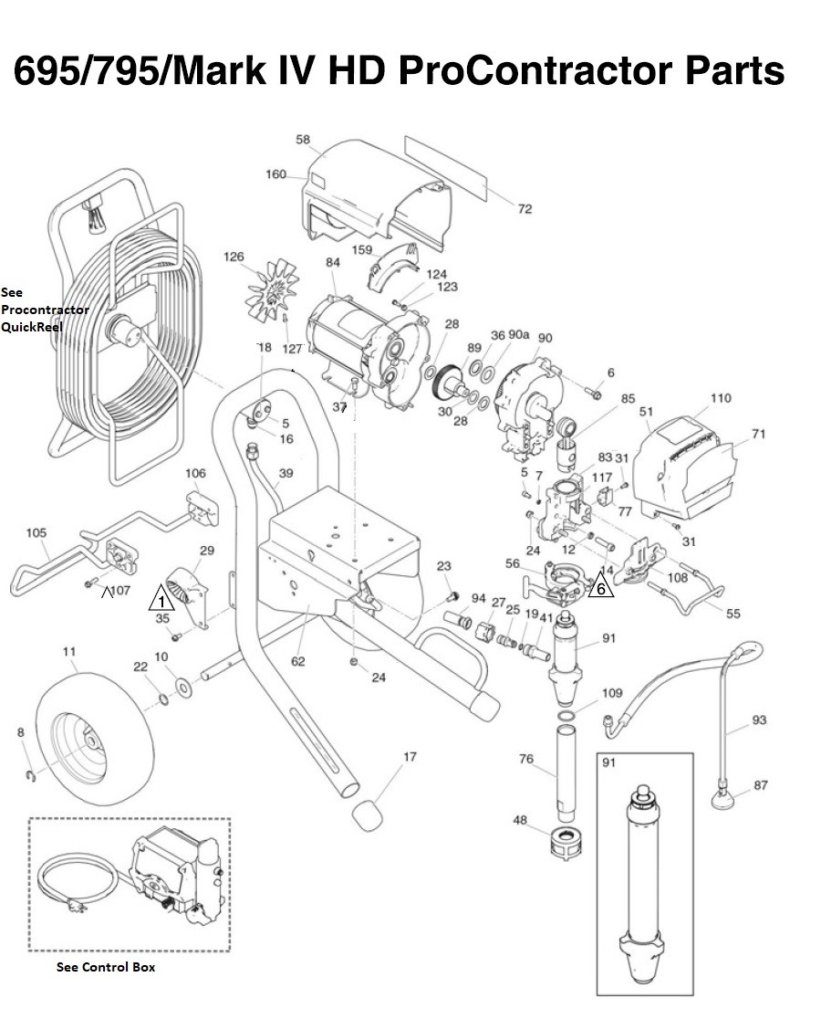 Graco 795 ProContractor Parts List
