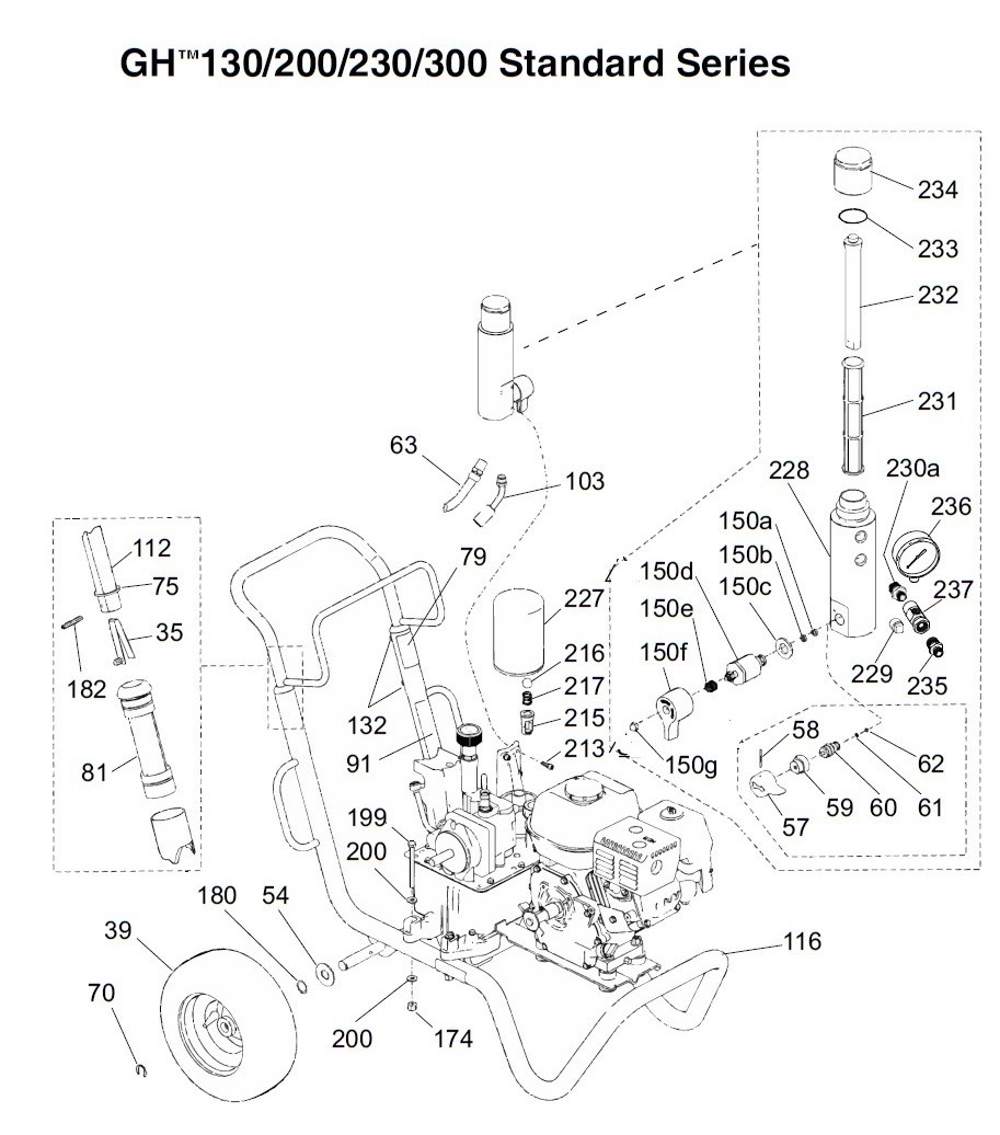 Graco GH200 Standard Series Parts (1)