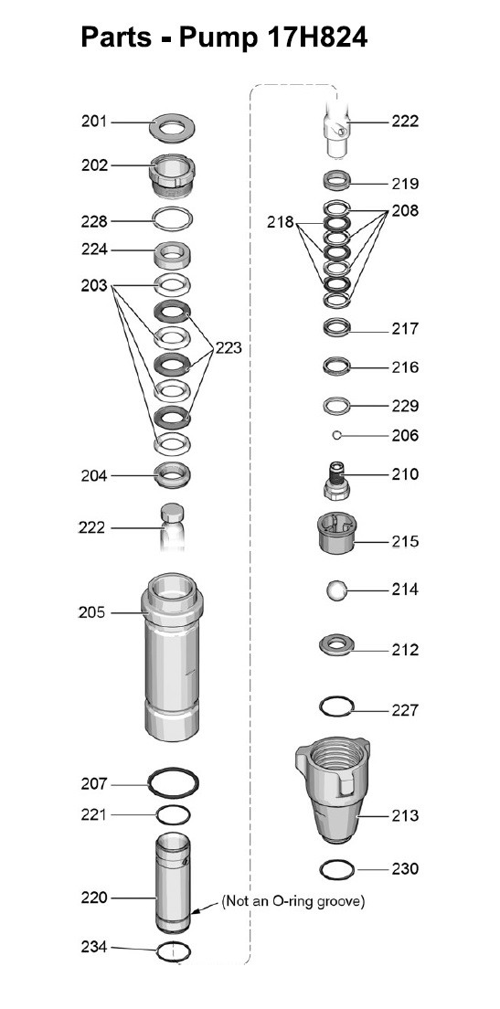 Graco 1095 Pump Parts (17H824)