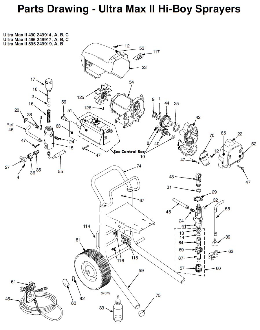 Graco Ultra Max II 595 Hi-Boy Sprayer