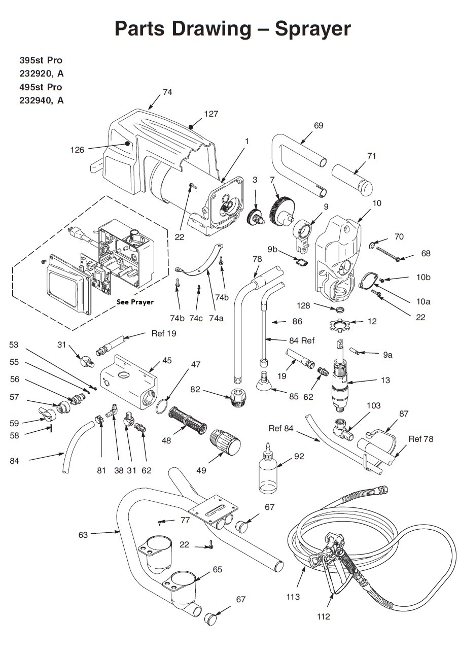Graco 395st Pro Stand Airless Paint Sprayers