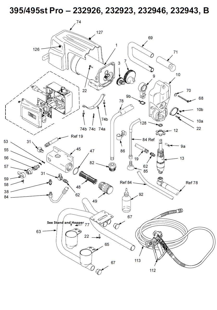 Graco 395st ProB Stand (232923) Airless Paint Sprayers