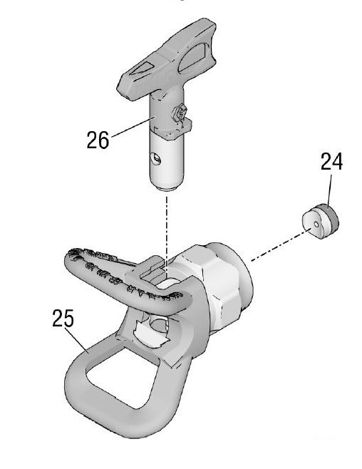 Graco 395 Pc Tip and Guard sprayer parts