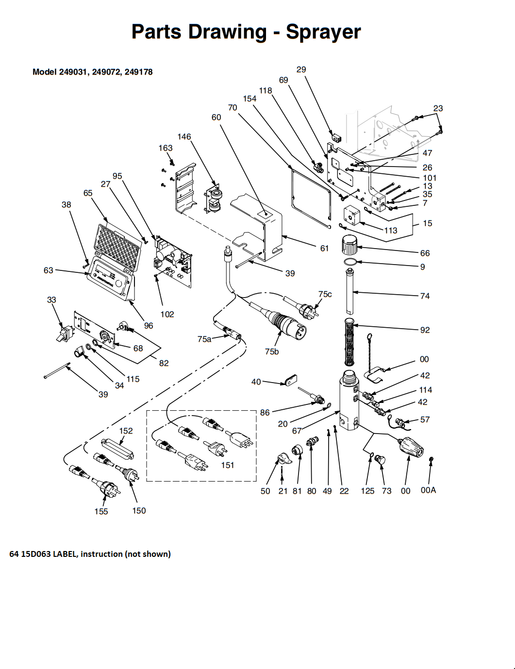 Graco TexSpray Control Box Breakdown Mark V Airless Sprayers